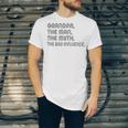 Grandpa The Man The Myth The Bad Influence Unisex Jersey Short Sleeve Crewneck Tshirt