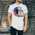 Home Of The Free Because Of The Brave Sunflower 4Th Of July Unisex Jersey Short Sleeve Crewneck Tshirt