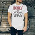 Honey Grandma Gift Honey The Woman The Myth The Legend Unisex Jersey Short Sleeve Crewneck Tshirt