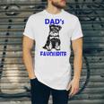 Miniature Schnauzer At Home Dads Favourite Multi Tasking Dog Unisex Jersey Short Sleeve Crewneck Tshirt