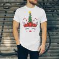 New Christmas Unicorn Face Santicorn Poinsettia Crown Cute V2 Unisex Jersey Short Sleeve Crewneck Tshirt