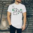 One Lucky Girl Funny St Patrick Day Unisex Jersey Short Sleeve Crewneck Tshirt