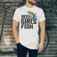 Reel Girl Fish Unisex Jersey Short Sleeve Crewneck Tshirt