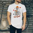 Skeleton It’S Fall Y’All Thanksgiving Funny Autumn Halloween Unisex Jersey Short Sleeve Crewneck Tshirt