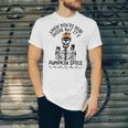 Skeleton When You’Re Dead Inside But It’S Pumpkin Spice Season Skeleton Fall Pumpkin Spice SeasonUnisex Jersey Short Sleeve Crewneck Tshirt