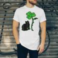 St Patricks Day Black Cat My Lucky Charm Unisex Jersey Short Sleeve Crewneck Tshirt