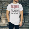 Teenie Grandma Gift Teenie The Woman The Myth The Legend Unisex Jersey Short Sleeve Crewneck Tshirt