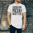 Unborn Lives Matter Unisex Jersey Short Sleeve Crewneck Tshirt