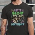 6 Years Old Lets Glow Party Its My 6Th Birthday Jersey T-Shirt