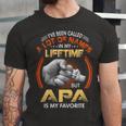 Apa Grandpa Gift A Lot Of Name But Apa Is My Favorite Unisex Jersey Short Sleeve Crewneck Tshirt