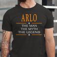 Arlo Name Gift Arlo The Man The Myth The Legend Unisex Jersey Short Sleeve Crewneck Tshirt
