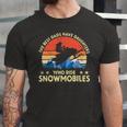 The Best Dads Have Daughters Who Ride Snowmobiles Riding Jersey T-Shirt