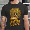 Black Women Afro Hair Art Gemini Queen Gemini Birthday Unisex Jersey Short Sleeve Crewneck Tshirt