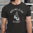 Boxing Club Detroit Distressed Gloves Jersey T-Shirt