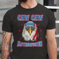 Caw Caw Motherfucker Funny 4Th Of July Patriotic Eagle Unisex Jersey Short Sleeve Crewneck Tshirt
