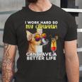Chihuahua I Work Hard So My Chihuahua Can Have A Better Life Jersey T-Shirt
