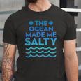 Cute Salt Water Beaches Ocean Make Me Salty Sea Shells Jersey T-Shirt