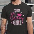 Dad Of The Birthday Girl Cute Pink Matching Jersey T-Shirt
