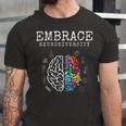 Embrace Neurodiversity Funny V2 Unisex Jersey Short Sleeve Crewneck Tshirt