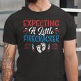 Expecting A Little Firecracker 4Th Of July Pregnancy Baby Unisex Jersey Short Sleeve Crewneck Tshirt