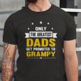 Family 365 The Greatest Dads Get Promoted To Grampy Grandpa Jersey T-Shirt