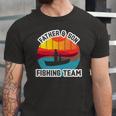Father And Son Fishing Team Fathers Day Jersey T-Shirt