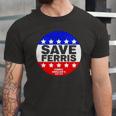 Ferris Buellers Day Off Save Ferris Badge Jersey T-Shirt