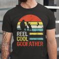 Fishing Reel Cool Godfather V3 Unisex Jersey Short Sleeve Crewneck Tshirt