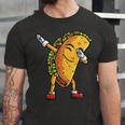 Funny Dabbing Taco Cinco De May Mexican Food V5 Unisex Jersey Short Sleeve Crewneck Tshirt