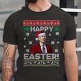 Funny Joe Biden Happy Easter Ugly Christmas Unisex Jersey Short Sleeve Crewneck Tshirt