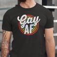 Gay Af Lgbt Pride Rainbow Flag March Rally Protest Equality Jersey T-Shirt