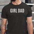 Girl Dad Fathers Day From Daughter Baby Girl Raglan Baseball Tee Jersey T-Shirt