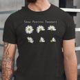 Grow Positive Thoughts Tee Floral Bohemian Style Jersey T-Shirt