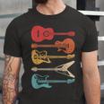 Guitar Lover Retro Style For Guitarist Jersey T-Shirt