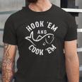 Hookem And Cookem Fishing Jersey T-Shirt