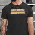 Instructor Job Title Professional Worker Idea Jersey T-Shirt
