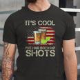 Its Cool Ive Had Both My Shots American Flag 4Th Of July Jersey T-Shirt