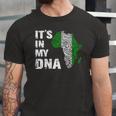 Its In My Dna Proud Nigeria Africa Usa Fingerprint Jersey T-Shirt
