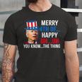 Joe Biden Confused Merry Happy 4Th Of July Jersey T-Shirt