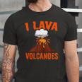I Lava Volcanoes Geologist Volcanologist Magma Volcanology Jersey T-Shirt