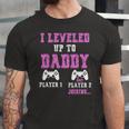 I Leveled Up To Daddy 2021 Soon To Be Dad 2021 Ver2 Jersey T-Shirt