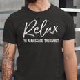 Massage Therapist V2 Unisex Jersey Short Sleeve Crewneck Tshirt