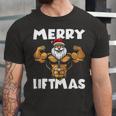 Merry Liftmas 300 Trending Shirt Unisex Jersey Short Sleeve Crewneck Tshirt