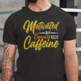 Motivated By Caffeine And Canine 803 Trending Shirt Unisex Jersey Short Sleeve Crewneck Tshirt