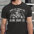 Motorcycle When Live Throws You A 470 Shirt Unisex Jersey Short Sleeve Crewneck Tshirt