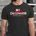 My Childhood Expired Official Adult Funny Birthday 189 Trending Shirt Unisex Jersey Short Sleeve Crewneck Tshirt