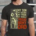 My Son Is Soldier Proud Military Dad 714 Shirt Unisex Jersey Short Sleeve Crewneck Tshirt