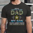 My Son Wears Combat Bootsproud 689 Shirt Unisex Jersey Short Sleeve Crewneck Tshirt