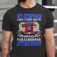 My Stepdad Has Your Back Proud Army 685 Shirt Unisex Jersey Short Sleeve Crewneck Tshirt