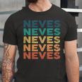 Neves Name Shirt Neves Family Name Unisex Jersey Short Sleeve Crewneck Tshirt